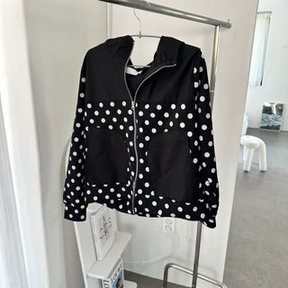 Kiri Dot Hooded Jumper