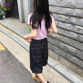 Stitch Non-Fade Bermuda Pants