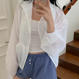 See-through windbreaker
