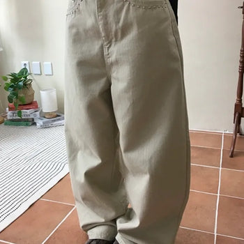 Studded Stripe Pants