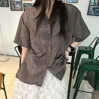 Shaani Wrinkle Short Sleeve Shirt