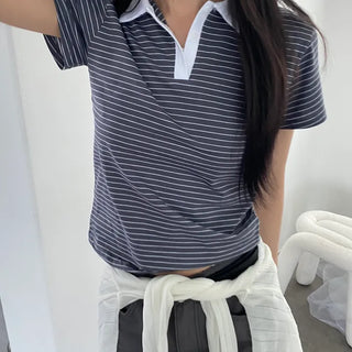 Zenta Slim Fit Modern Stripe Polo Shirt