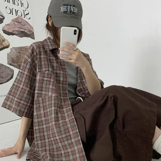[UNISEX] Linda Summer Check Shirt