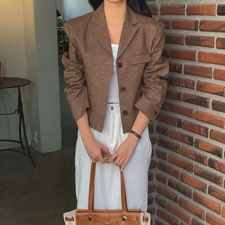 Et linen button jacket