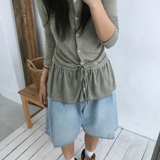 Formal Light Blue Bermuda Denim