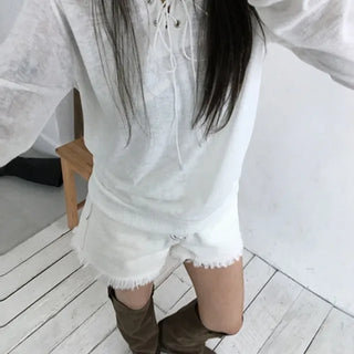 Eyelet Hoodie