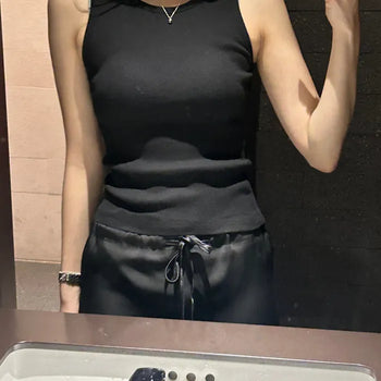 Cotton Jersey Cap Sleeveless Top