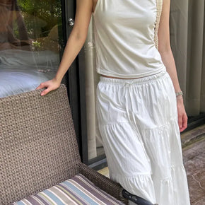KEN halter neck tank top