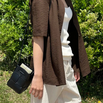 SUMMER Loose-fit Short-sleeve Shirt