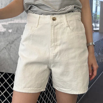 PP part cotton twill shorts