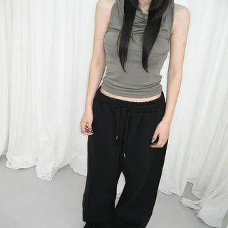 2way rivet halter top (2 color)