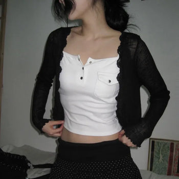 Pocket Button Cap Sleeveless