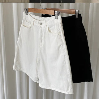 Bermuda Half Cotton Pants  White Shorts Summer Shorts Summer Pants