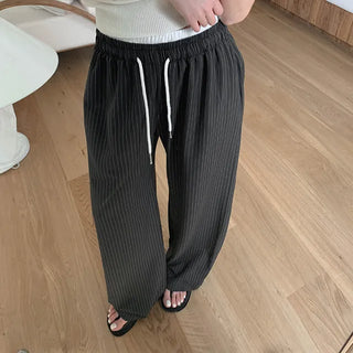 Rendered Stripe Elastic Pants