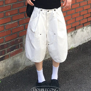 Snap Rib Bermuda Shorts