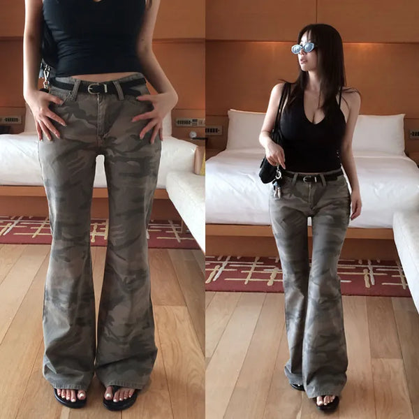 Kenper Military Low Bootcut Pants