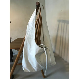 Soft Big Shoulder Bag (Ivory)