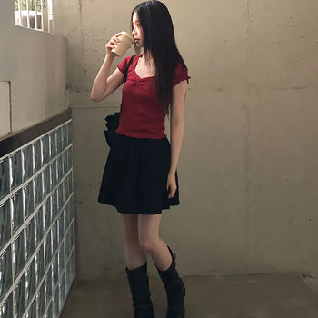 Flex Pintuck Skirt