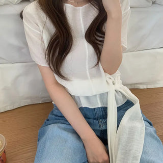 Uol Wrap Short Sleeve Blouse