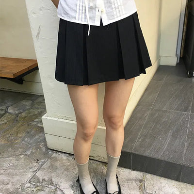 Titi Pleated Mini Skirt