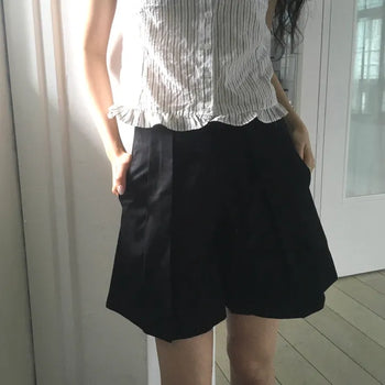 Sunday pintuck shorts