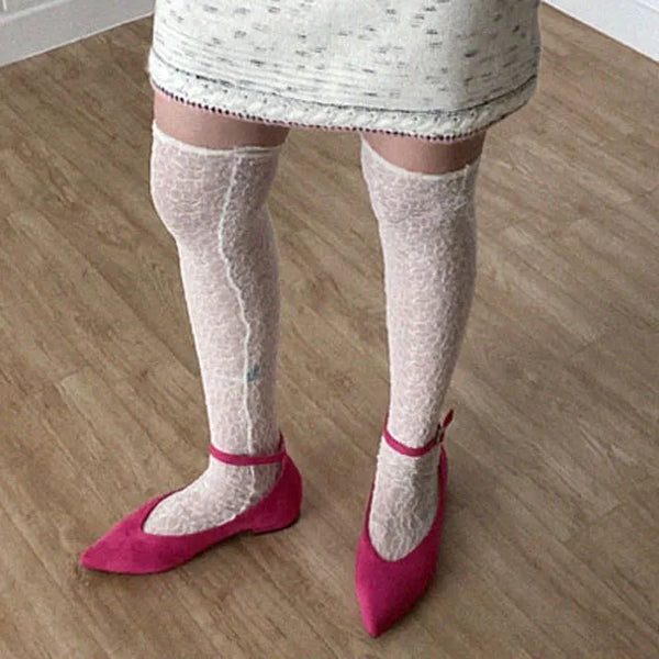 Pointed Strap Flat Shoes