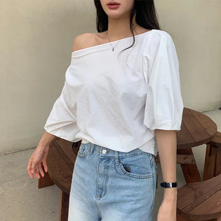 Party Jenny Pintuck Puff One-Off Blouse