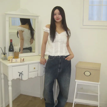 Denim Foam Daimaru Training Jogger Wide Pants