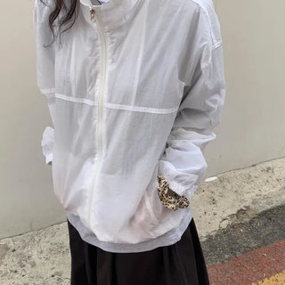 [UNISEX] Summer Oversized Clean Windbreaker