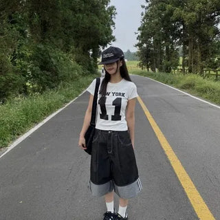 Beat Print Short Sleeve T-shirt