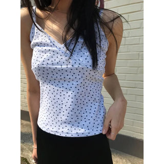 Polka Dot Sleeveless Top (2 colors)