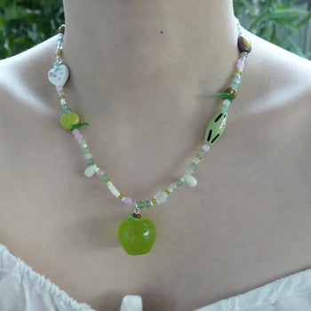 Green Apple Necklace