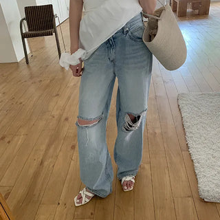 Soft Damage Washed Denim