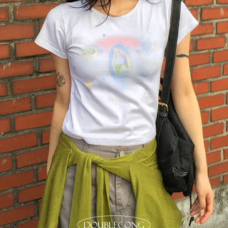 TIFF Layered Delicate Fit Short Sleeve