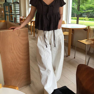 Cruise Women's Curved Wide Cotton Pants