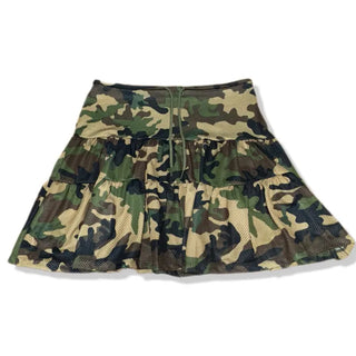 *Recommended* MESH CAMO CANCAN SK | Mesh Camo Tiered Skirt