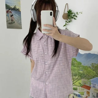 Joen Check Short Sleeve Summer Shirt
