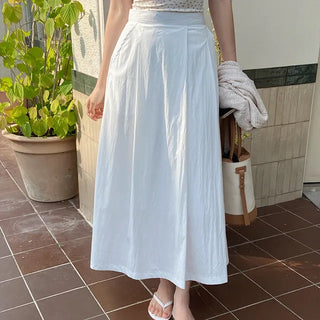 Kemu Pintuck Summer Long Skirt