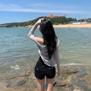 [Hip Shaping] Basic Huda Black Shorts