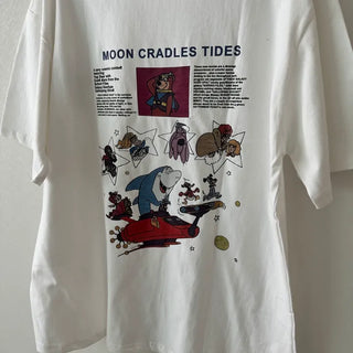 Surfing Back Print Oversized T-shirt