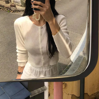 Sugar Crop Fit Cardigan