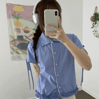 Tahi frill blouse