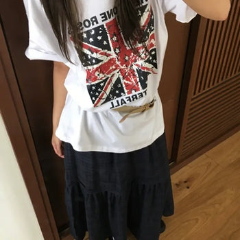 US Vintage Oversized Short Sleeve Tee