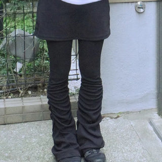 Rush Shirred Skirt Pants