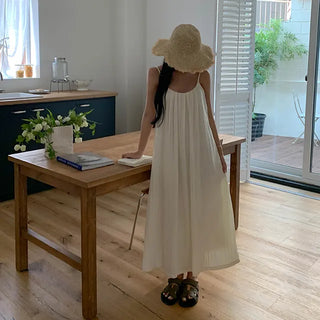 Bunny Shirred Long Dress