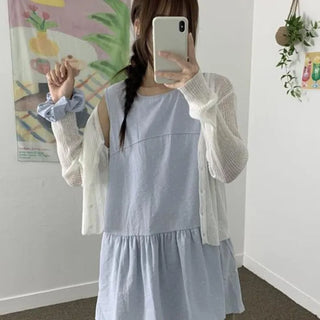 (Hair Tie Set) Jess Dot Dress