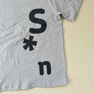 Pop Dot Lettering Loose Fit T-shirt
