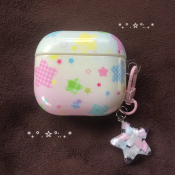 Check Star Keyring Set AirPods Case