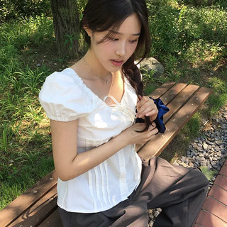 Bow Puff Blouse