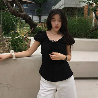 Bow Puff Blouse